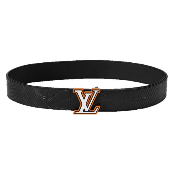 LOUIS VUITTON IMPRINT 40MM REVERSIBLE BELT BLACK - B0118