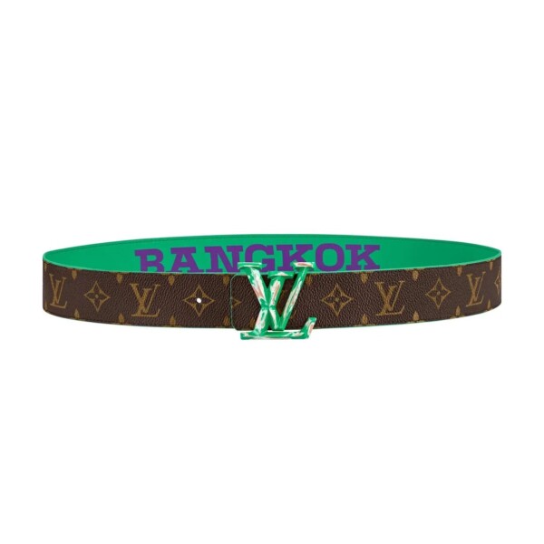 LOUIS VUITTON PYRAMIDE CITIES EXCLUSIVE 40MM REVERSIBLE BELT - B0132