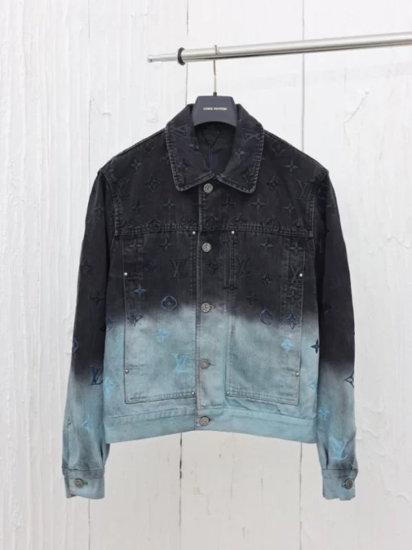 Louis Vuitton Embroidered Denim Blouson Jacket - LC008