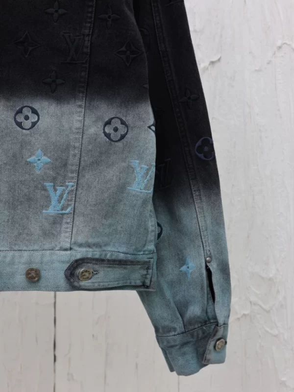 Louis Vuitton Embroidered Denim Blouson Jacket - LC008