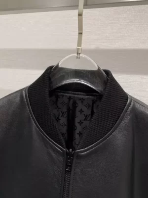 Louis Vuitton Reversible Leather Nylon Blouson Jacket - LC014