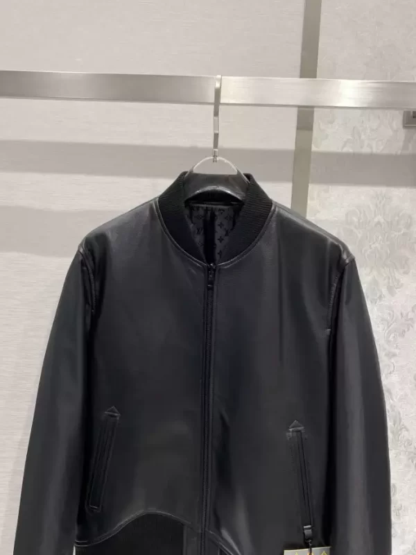 Louis Vuitton Reversible Leather Nylon Blouson Jacket - LC014