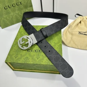 GUCCI SUPREME BELT WITH G BUCKLE - B019