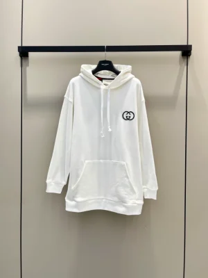 Gucci Cotton Jersey Hooded Sweatshirt - GBH006