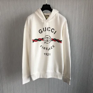 Gucci Cotton Jersey Hooded Sweatshirt - GBH007