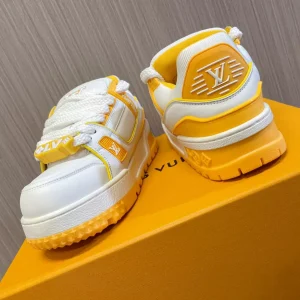 LOUIS VUITTON TRAINER MAXI SNEAKERS YELLOW – LSVT372