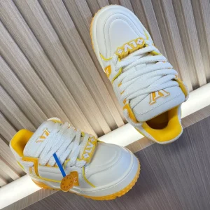 LOUIS VUITTON TRAINER MAXI SNEAKERS YELLOW – LSVT372