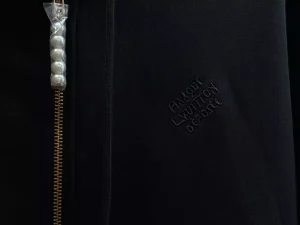 Louis Vuitton Embroidered Jersey Zip Through Hoodie - SLV055