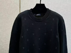 Louis Vuitton Embroidered Signature Merino Crewneck - SLV030