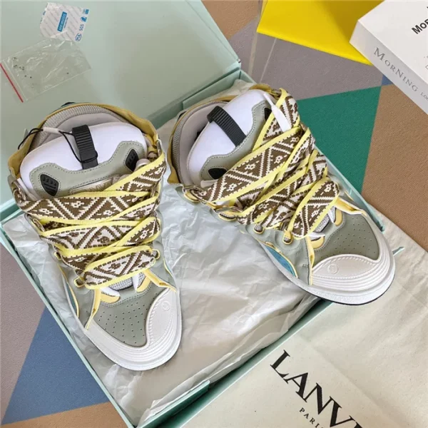 Lanvin Leather Curb Sneakers – LV034