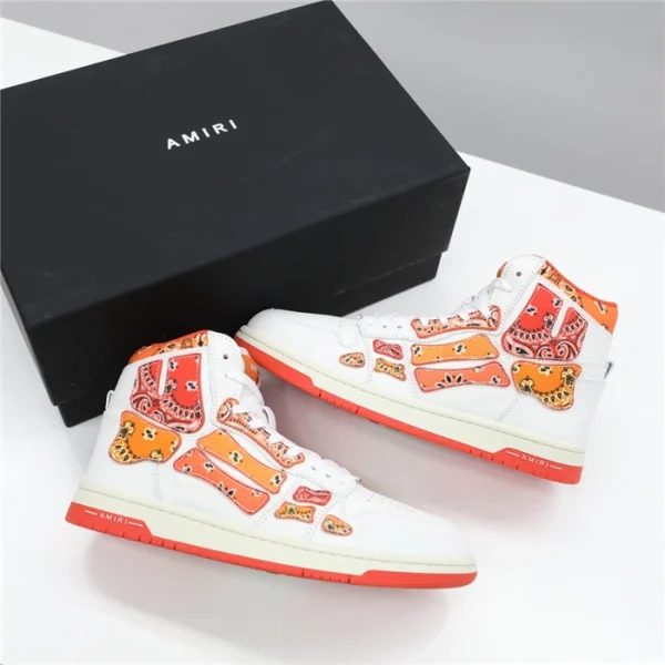 AMIRI SKEL HIGH-TOP SNEAKERS - AM066