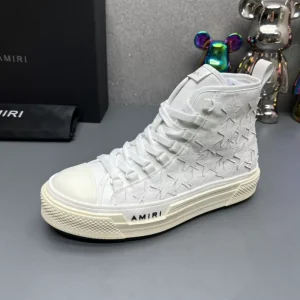 AMIRI STARS COURT HIGH-TOP SNEAKERS - AM073