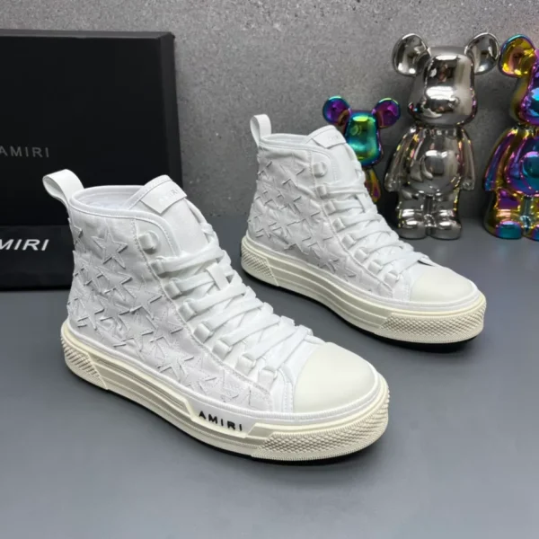 AMIRI STARS COURT HIGH-TOP SNEAKERS - AM073