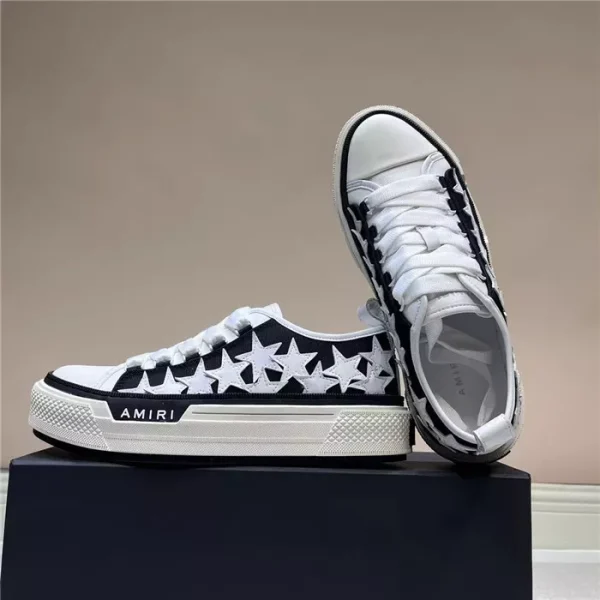 AMIRI STARS COURT LOW-TOP SNEAKERS - AM063