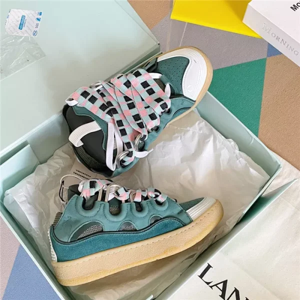 Lanvin Leather Curb Sneakers – LV033