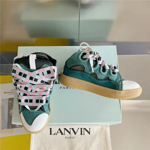 Lanvin Leather Curb Sneakers – LV033