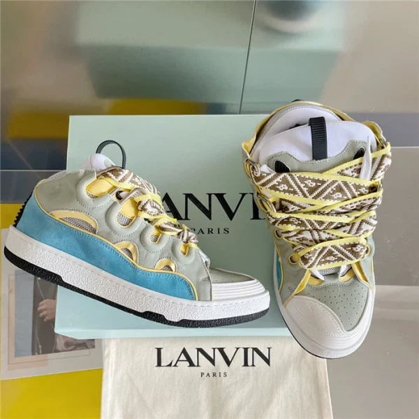 Lanvin Leather Curb Sneakers – LV034