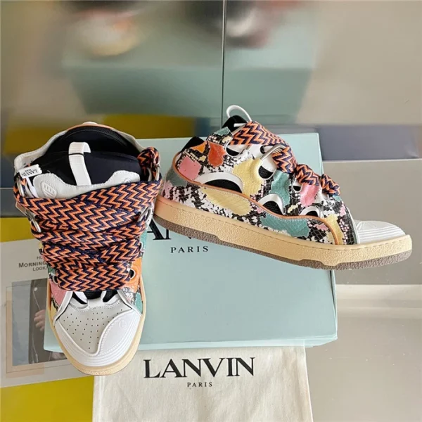 Lanvin Leather Curb Sneakers – LV035