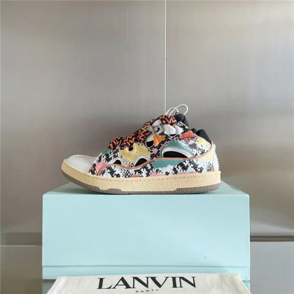 Lanvin Leather Curb Sneakers – LV035