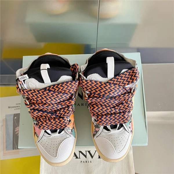 Lanvin Leather Curb Sneakers – LV035