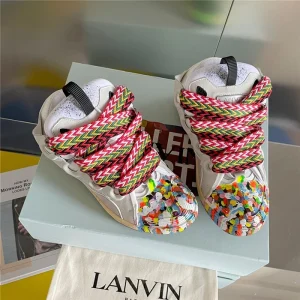 Lanvin Leather Curb Sneakers – LV036