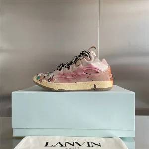 Lanvin Leather Curb Sneakers – LV037