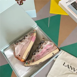 Lanvin Leather Curb Sneakers – LV037