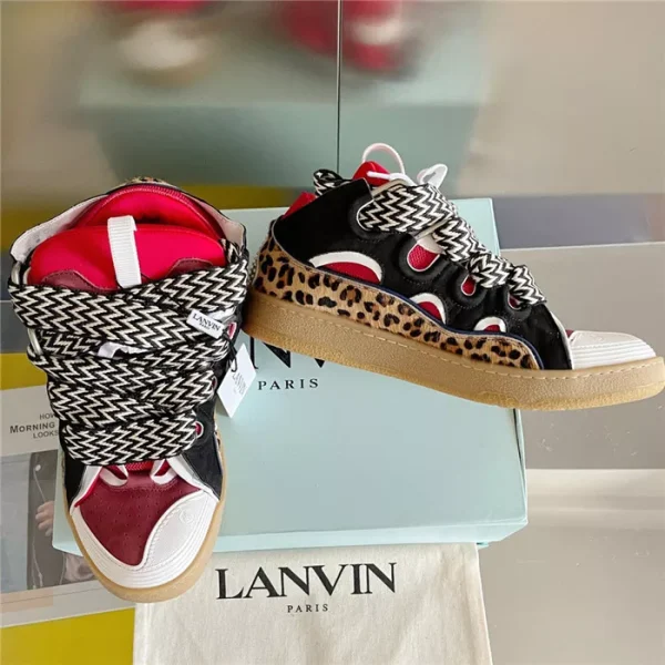 Lanvin Leather Curb Sneakers – LV039