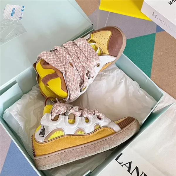 Lanvin Leather Curb Sneakers – LV040