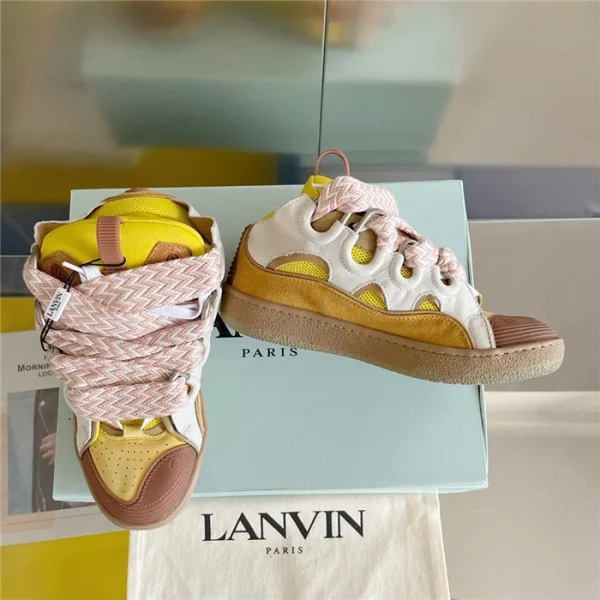 Lanvin Leather Curb Sneakers – LV040