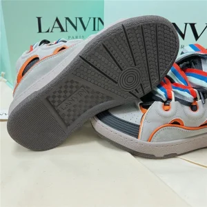 Lanvin Leather Curb Sneakers – LV042