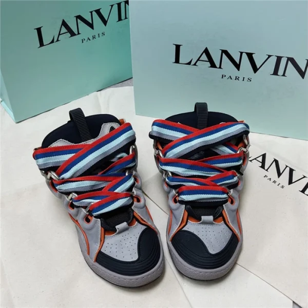 Lanvin Leather Curb Sneakers – LV042