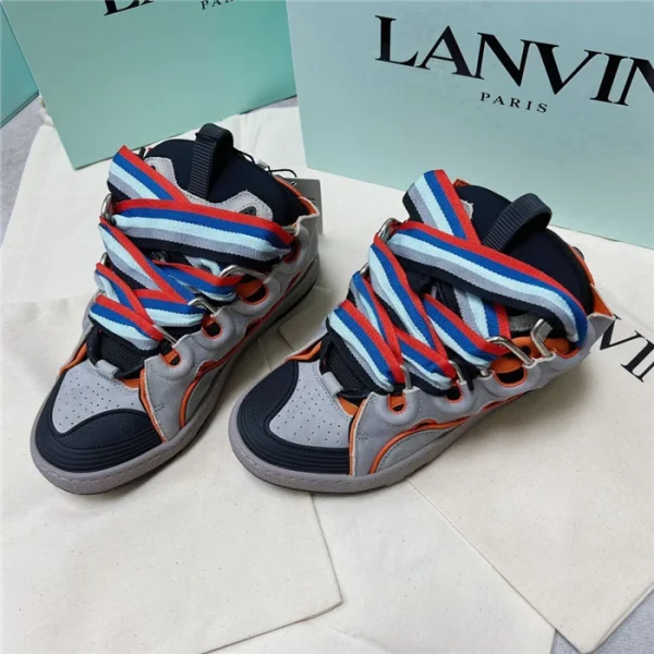 Lanvin Leather Curb Sneakers – LV042