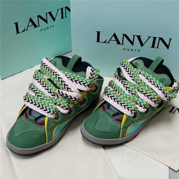 Lanvin Leather Curb Sneakers – LV043