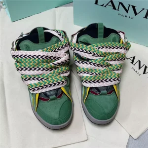 Lanvin Leather Curb Sneakers – LV043