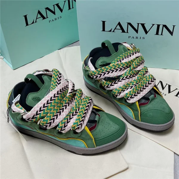 Lanvin Leather Curb Sneakers – LV043