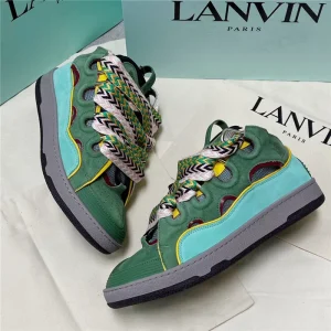 Lanvin Leather Curb Sneakers – LV043