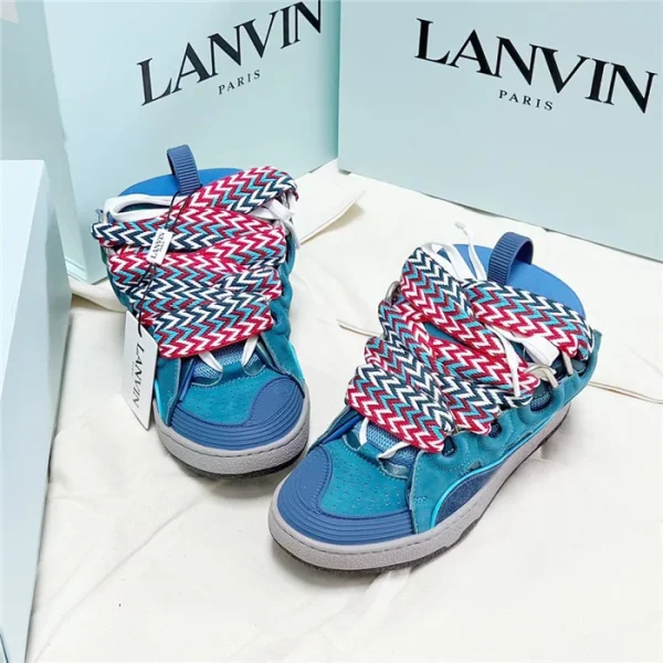 Lanvin Leather Curb Sneakers – LV044