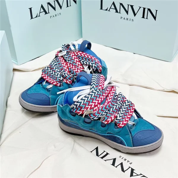 Lanvin Leather Curb Sneakers – LV044