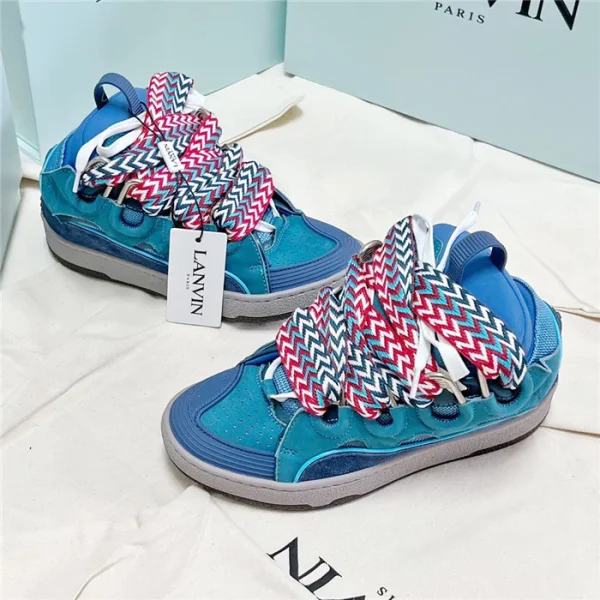 Lanvin Leather Curb Sneakers – LV044