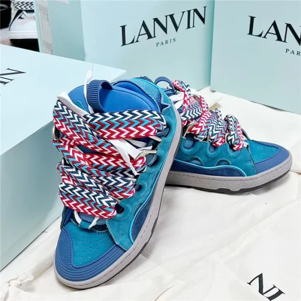 Lanvin Leather Curb Sneakers – LV044