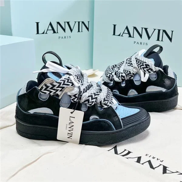 Lanvin Leather Curb Sneakers – LV045