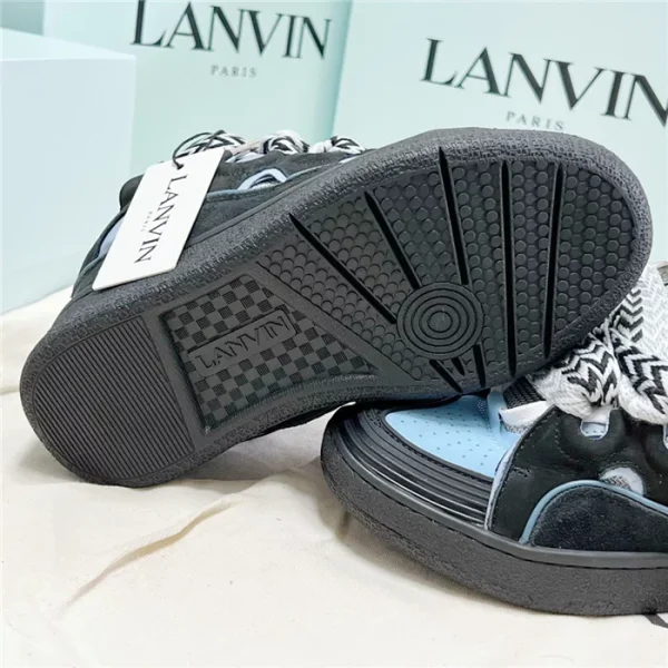 Lanvin Leather Curb Sneakers – LV045