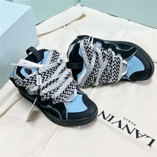 Lanvin Leather Curb Sneakers – LV045