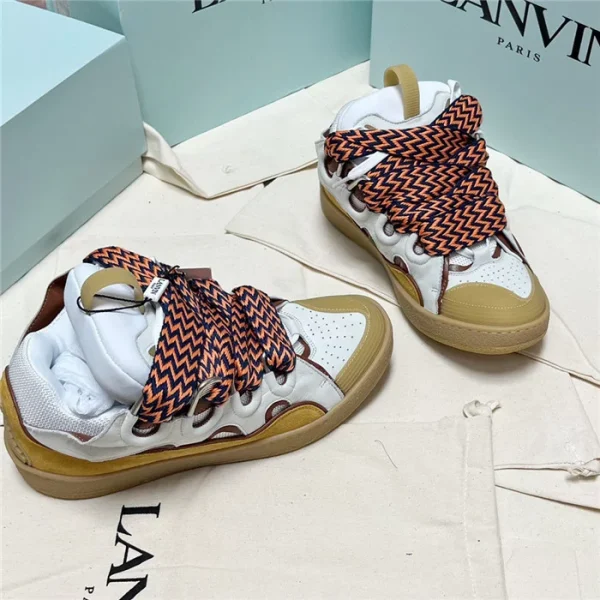 Lanvin Leather Curb Sneakers – LV046