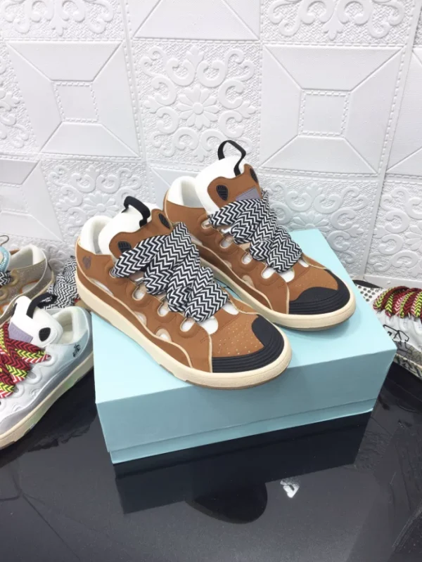 Lanvin Leather Curb Sneakers – LV050