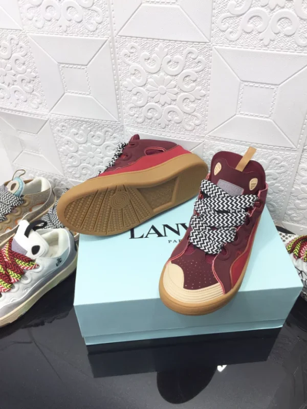 Lanvin Leather Curb Sneakers – LV052