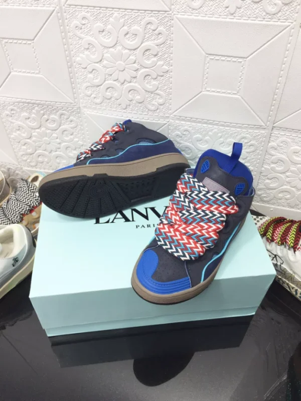 Lanvin Leather Curb Sneakers – LV053