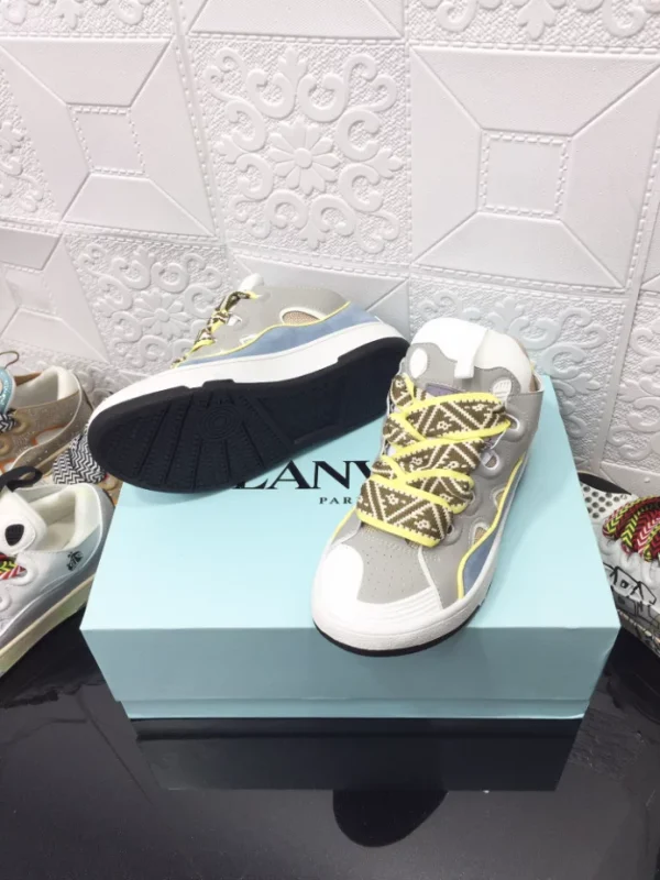 Lanvin Leather Curb Sneakers – LV054