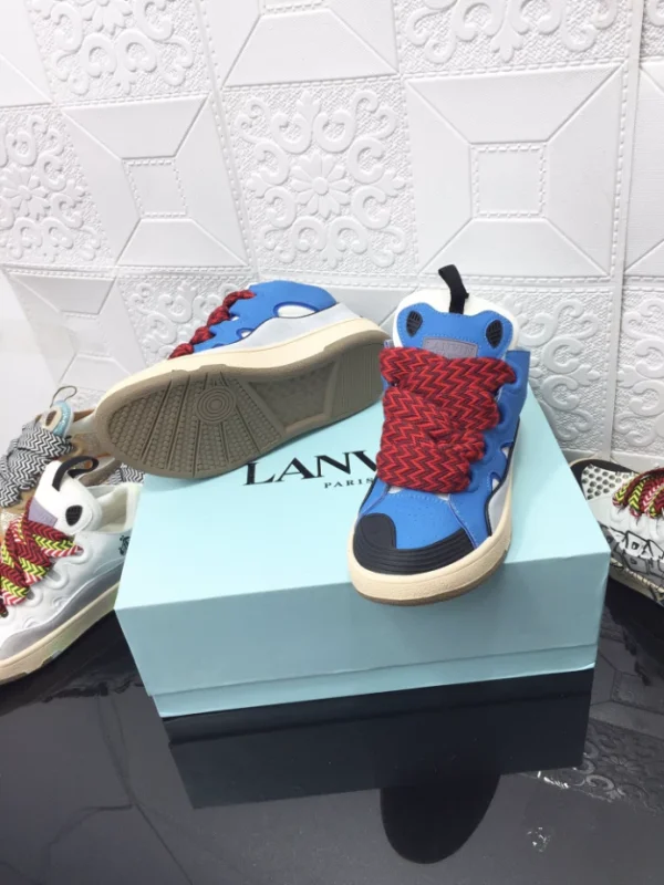 Lanvin Leather Curb Sneakers – LV055